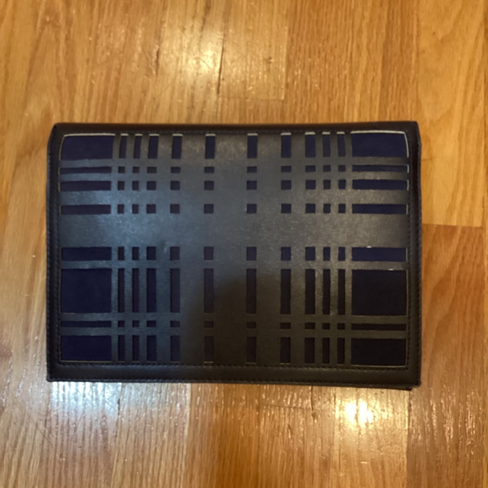 Large Blue Convertible Clutch - Picture 2 of 5